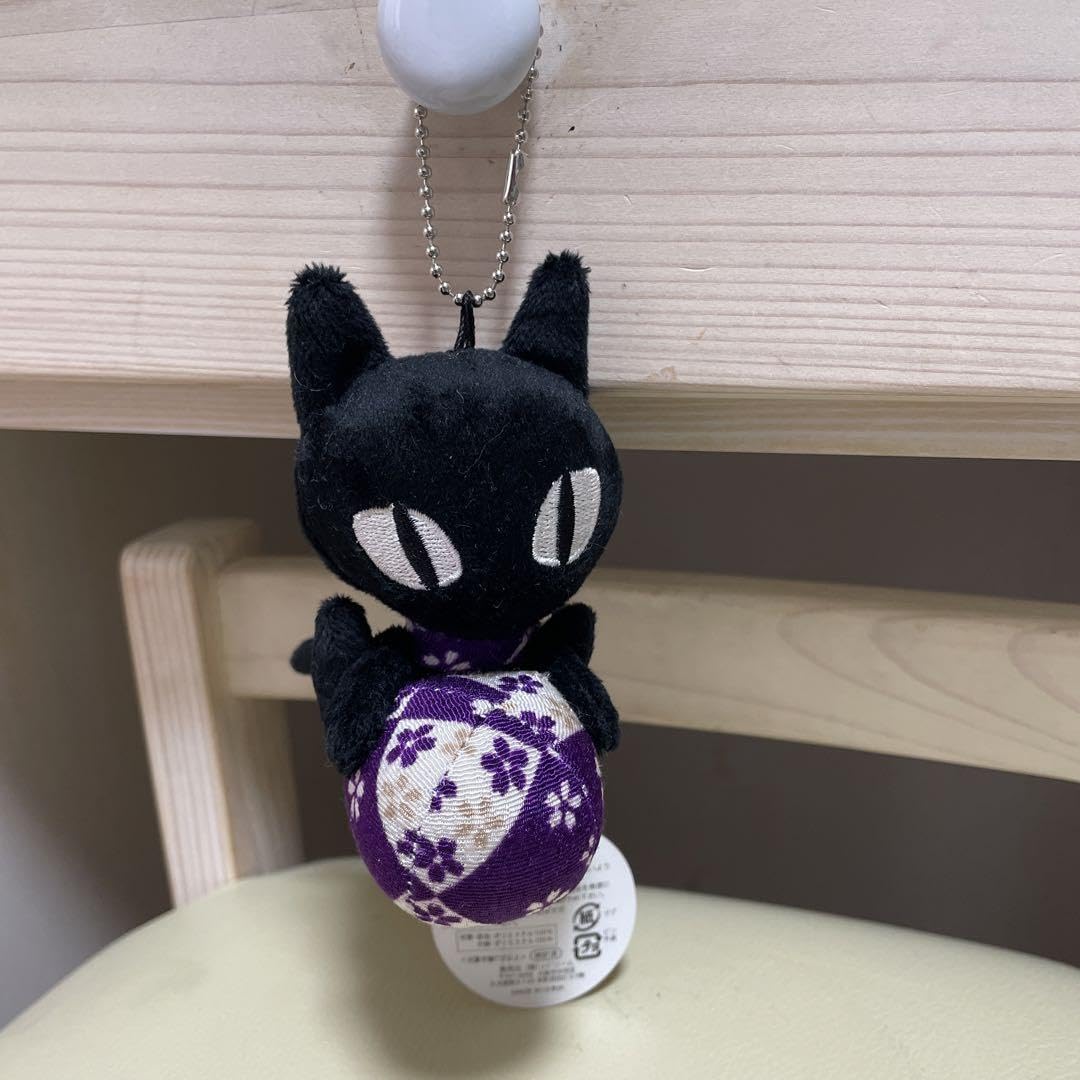 Amazon.co.jp: クロネちりめん玉マスコット クロネコ 黒猫 ぬいぐるみ